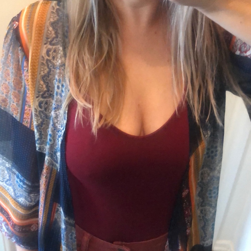 Kimono (by Wetseal) & Body Suit (by Gaze) bundle